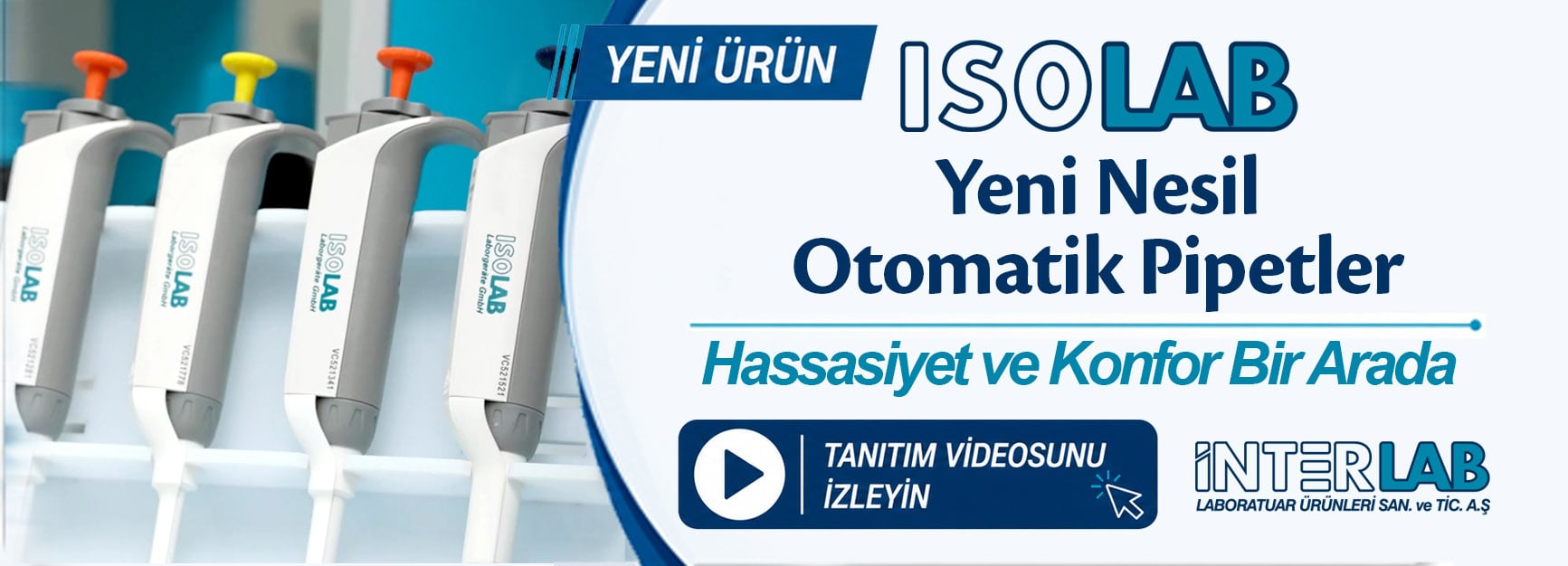 ISOLAB Yeni Nesil Otomatik Pipetler